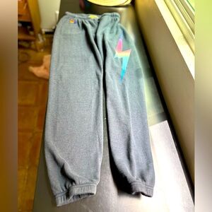 Aviator Nation Rainbow Bolt Sweatpants